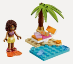 Lego 30114 Good friends: Summer: Andrea's beach loungers