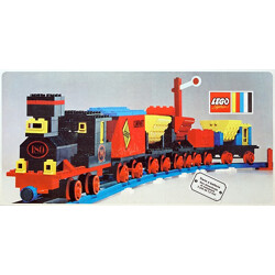 Lego 180 4.5V Train with 5 Wagons
