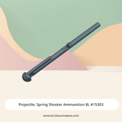 Projectile, Spring Shooter Ammunition 8L #15303 - 316-Titanium Metallic