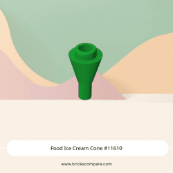 Food Ice Cream Cone #11610 - 28-Green