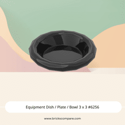 Equipment Dish / Plate / Bowl 3 x 3 #6256 - 26-Black