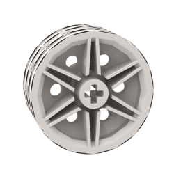Wheel 30mm D. x 14mm (For Tire 43.2 x 14) #56904 - 1-White