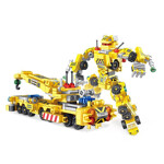 PANLOSBRICK 620003 Changeable fighters: engineering mechas, combined multi-functional vehicles