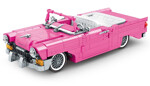SY 8404 Mechanical rage: Chevrolet pink retro convertible