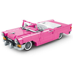 SY 8404 Mechanical rage: Chevrolet pink retro convertible