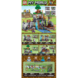 PRCK 63033 Minecraft: Greyrock Secret Base 4 combinations
