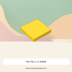 Flat Tile 2 x 2 #3068 - 24-Yellow