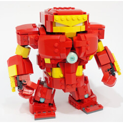 18K K-88 Iron Man Brick Headz Anti-Hulk Armor