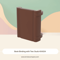 Book Binding with Two Studs #24324 - 192-Reddish Brown