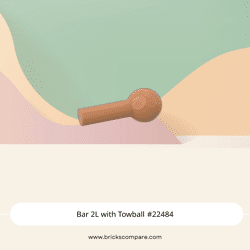 Bar 2L with Towball #22484  - 312-Medium Dark Flesh