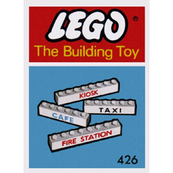 Lego 426 7 Named Beams (The Building Toy)