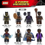 XINH 857 8 minifigures: Black Panther