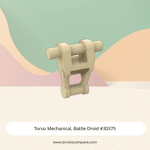 Torso Mechanical, Battle Droid #30375  - 5-Tan