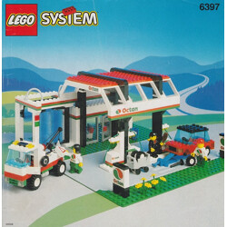Lego 6472 Shop: Refueling car wash service station