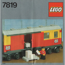 Lego 7819 Train: Postal Container Truck