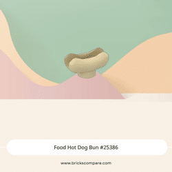 Food Hot Dog Bun #25386 - 5-Tan