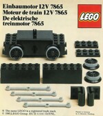 Lego 7865 Motor SR. For Battery Or Motor-Less Trains 12 V
