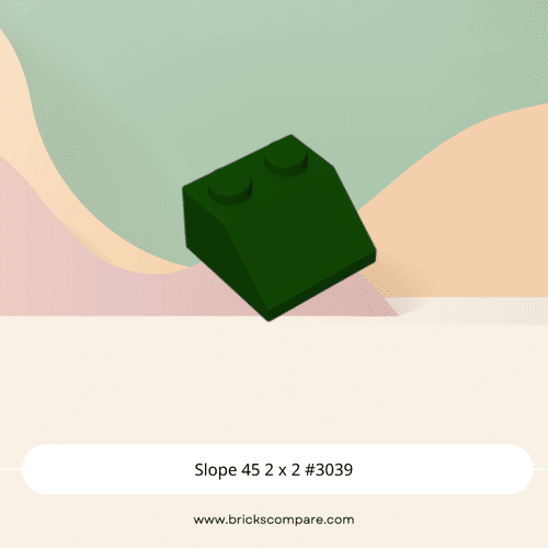 Slope 45 2 x 2 #3039 - 141-Dark Green