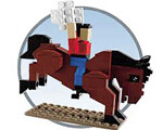 Lego CALGARY Cowboys Tame Wild Horses