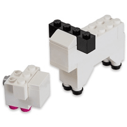 Lego 40064 Promotion: Modular Building of the Month: Lamb