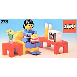 Lego 278 TV Room