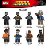 XINH 884 8 minifigures: Black Panther