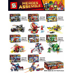 SY SY774H 8 Super Heroes vehicles