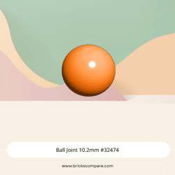 Ball Joint 10.2mm #32474 - 106-Orange