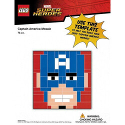 Lego TRUCAPAM Captain America Mosaic