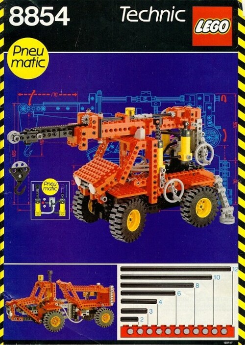 Lego 8854 Pneumatic crane