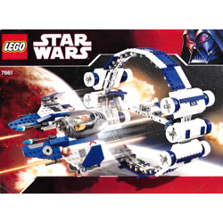 Lego 7661 Jedi Fighter and Superlight Speed Propulsion Ring