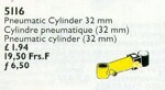 Lego 5116 32mm pneumatic piston cylinder