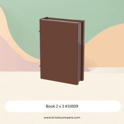 Book 2 x 3 #33009 - 192-Reddish Brown