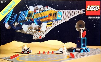 Lego 497 Space: Galaxy Explorer spacecraft