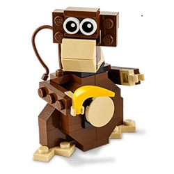 Lego 40101 Promotion: Modular Building of the Month: Monkey