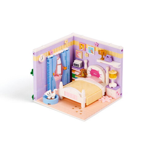 SEMBO 506112 An apartment: a cat-sucking bedroom