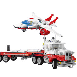 LEPIN 21017 Truck towheads and helicopters