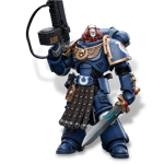 JOYTOY JT4386 Ultramarines Intercessor Veteran Sergeant Brother Aeontas