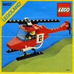 Lego 6657 Fire Patrol Helicopter