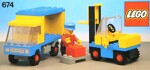Lego 674 Forklifts and trucks