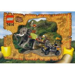 Lego 7414 Adventure: Elephant Caravan