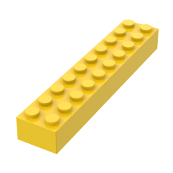 Brick 2 x 10 #3006 - 24-Yellow