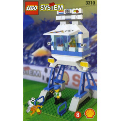Lego 3310 Football: Press Box