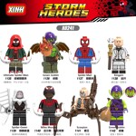 XINH X0241 8 Minifigures: Spiderman