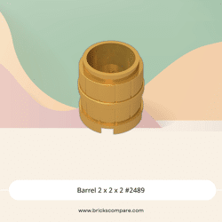 Barrel 2 x 2 x 2 #2489 - 297-Pearl Gold