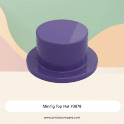 Minifig Top Hat #3878 - 268-Dark Purple