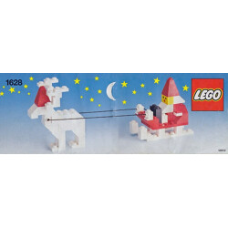 Lego 1628 Reindeer Sleigh Santa Claus