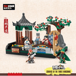 DECOOL / JiSi 20502 Three Kingdoms Heroes: Three Visits to Thatched Cottage