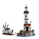 Custom 92207 Lighthouses And Shrimp Boats Modular