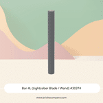 Bar 4L (Lightsaber Blade / Wand) #30374  - 199-Dark Bluish Gray